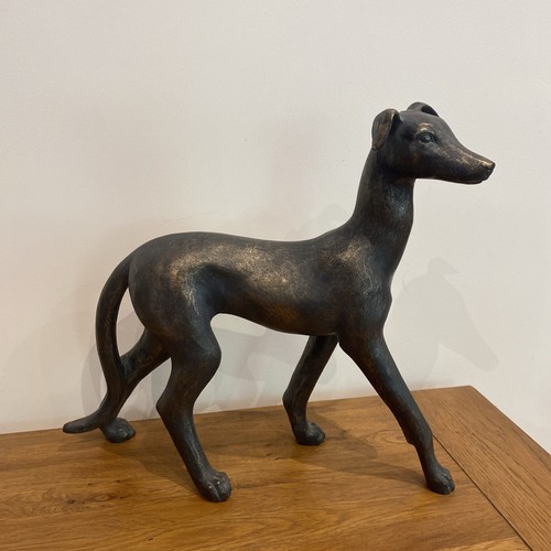 Large standing greyhound dog - large,