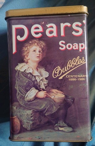 Pears soap bubbles tin box - pears,