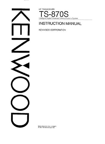 Giant kenwood 870s - kenwood, ts-870s