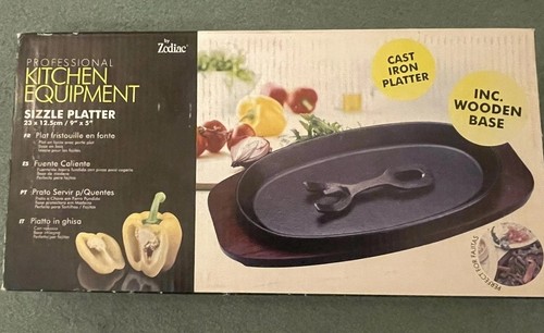 Cast iron sizzle platter - cast,