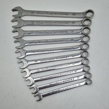 Set of 10 Blue Point metric combination spanners BLWPCWM 10mm to 19mm