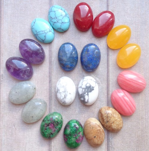 20pcs twin mix 10x14mm oval - twin,