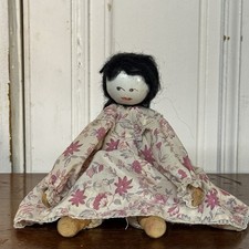 Vintage Wooden Peg Doll Naive