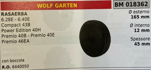 Lawn mower wheel - mower, brumar