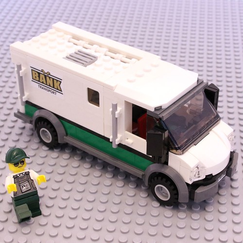 Lego train city armour bank - city,