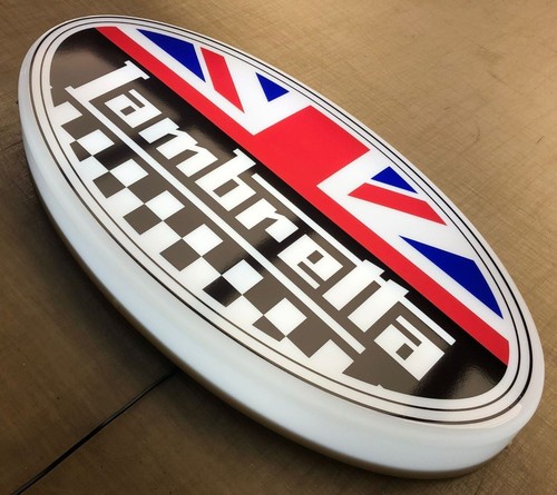 Lambretta illuminated wall - lambretta,