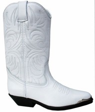 Ladies White Genuine Leather