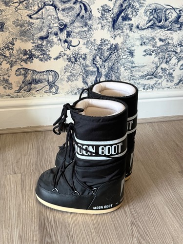 Moon boot icon black snow - boot,