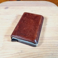 Secrid Slim Wallet Original Brown Leather RFID Protected