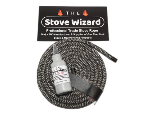 Stove rope door seal - door, log