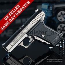 Heckler Koch Lighter Jet Flame Gun/Pistol Cigarette Cigar Pipe BBQ Gift Keychain