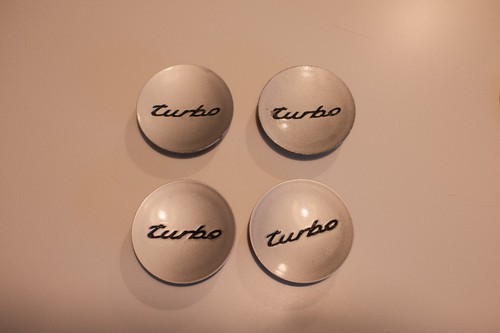 Oem porsche turbo centre caps - centre,