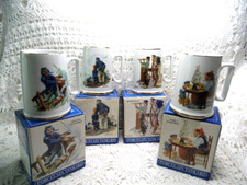 Norman Rockwell Tankard cups(2079b3) Long John Silver 1985
