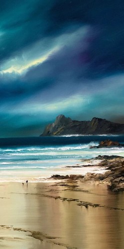 Quiet shores - framed, )