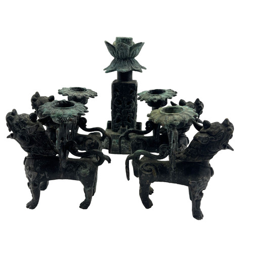 Vtg chinese bronze - chinese, dog