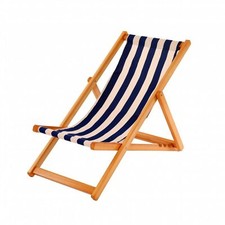 NEW! Traditional Folding Hardwood Garden Beach Sea Side Deck Chairs Deckchairs