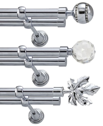 Metal double eyelet curtain - metal,