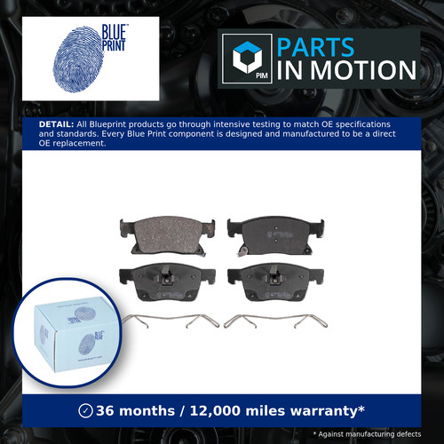 Brake pads set front adw194224 - set,