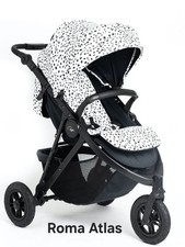 Unisex Roma Atlas 3 Wheel Pram