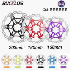 Floating Rotor Bucklos MTB Mountain Bike Cycling Brake Disc 160/180/203mm Road