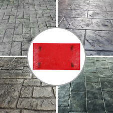 Concrete Texturing Skin 28x16" Concrete Stamps Mats Set Concrete Stamping