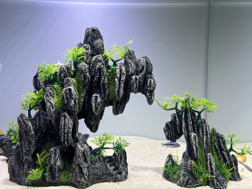 Large rock mountain - large, aquarium