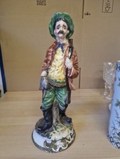 vintage capodimonte figurine The Hunter (Repaired)  38cm Tall