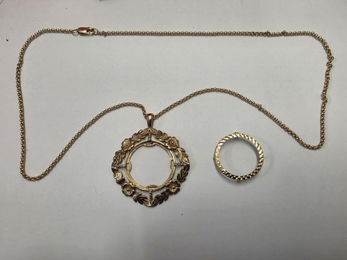 Vintage 9ct gold full - gold,