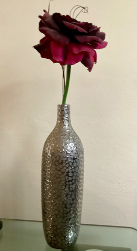 Next vase silver mosaic - next, glass