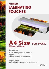 LAMINATING POUCHES GLOSS A4