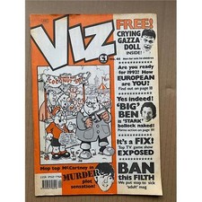 VIZ ISSUE 44 COMIC - original early 1990's comic - some ageing UK