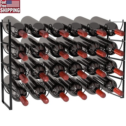 Metal bottle wine rack - 24,