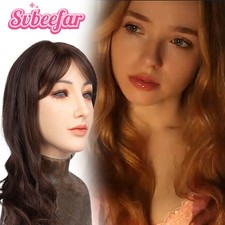Silicone Female Realistic Head
