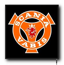 SCANIA VABIS Truck Cab 24/12v Interior LED Light Illuminated sign Board lorry