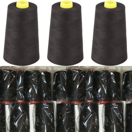 Black overlocking sewing - black,
