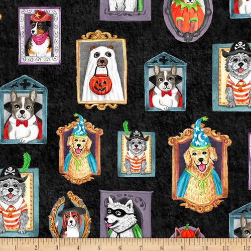 Fat quarter howl ween - fat, howl-o-ween