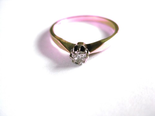 Antique ring gold - ring, with