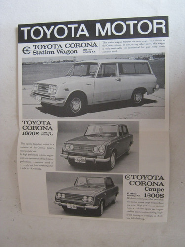 1960 toyota carina brochure - toyota,