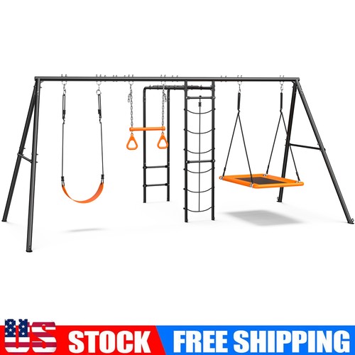 Heavy duty kids metal swing - heavy,