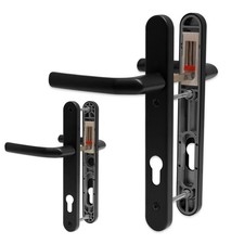 UPVC Door Handle Hoppe Birmingham Sprung 92mm PZ Double Glazing Pair Set PVC