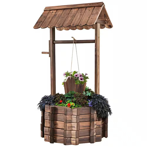 Outdoor fir wishing - fir, well