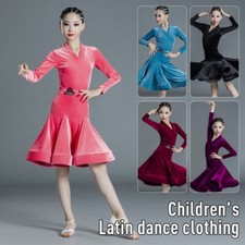Girls Latin Dance Dress Kid