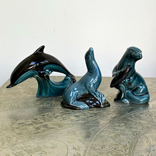 Vintage poole pottery sea - , life