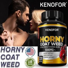 Goat's Grass Extract Cornea (Epimedium) 120 Capsules - Gluten Free, GMO-free