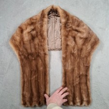 Vintage Fur Stole Womens One