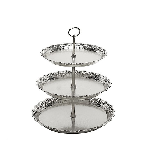 Silver plastic 3 - silver, tier