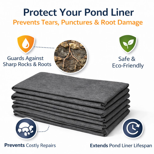 Pond liner underlay - pond, 50gsm