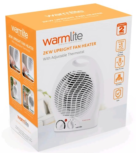 Warmlite 2kw upright fan - warmlite,