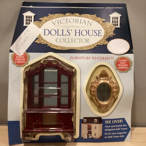 Dolls house display cabinet - dolls,