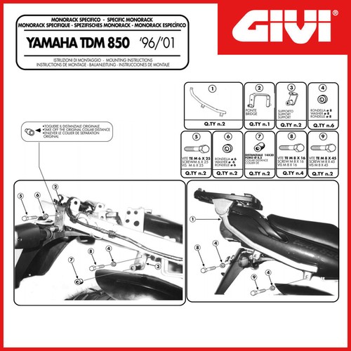 Givi luggage racks yamaha - givi,